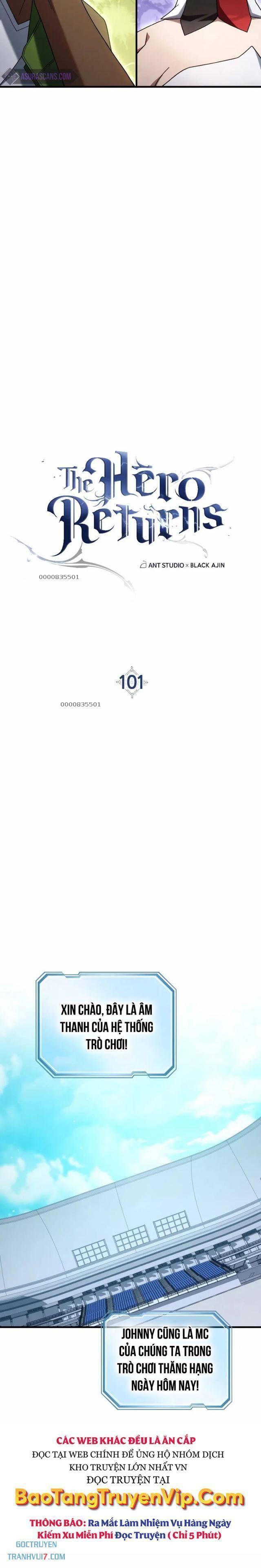 Anh Hùng Trở Lại - Chap 101
