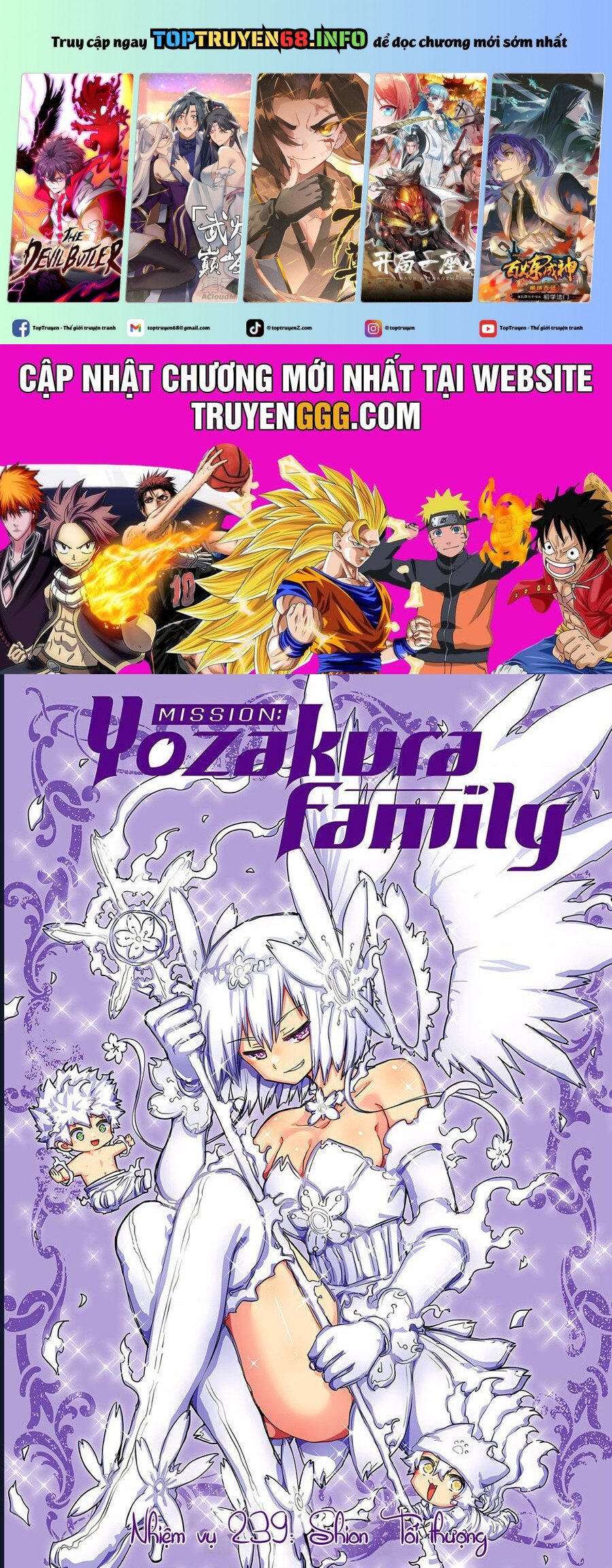 Gia Tộc Điệp Viên Yozakura - Chap 239