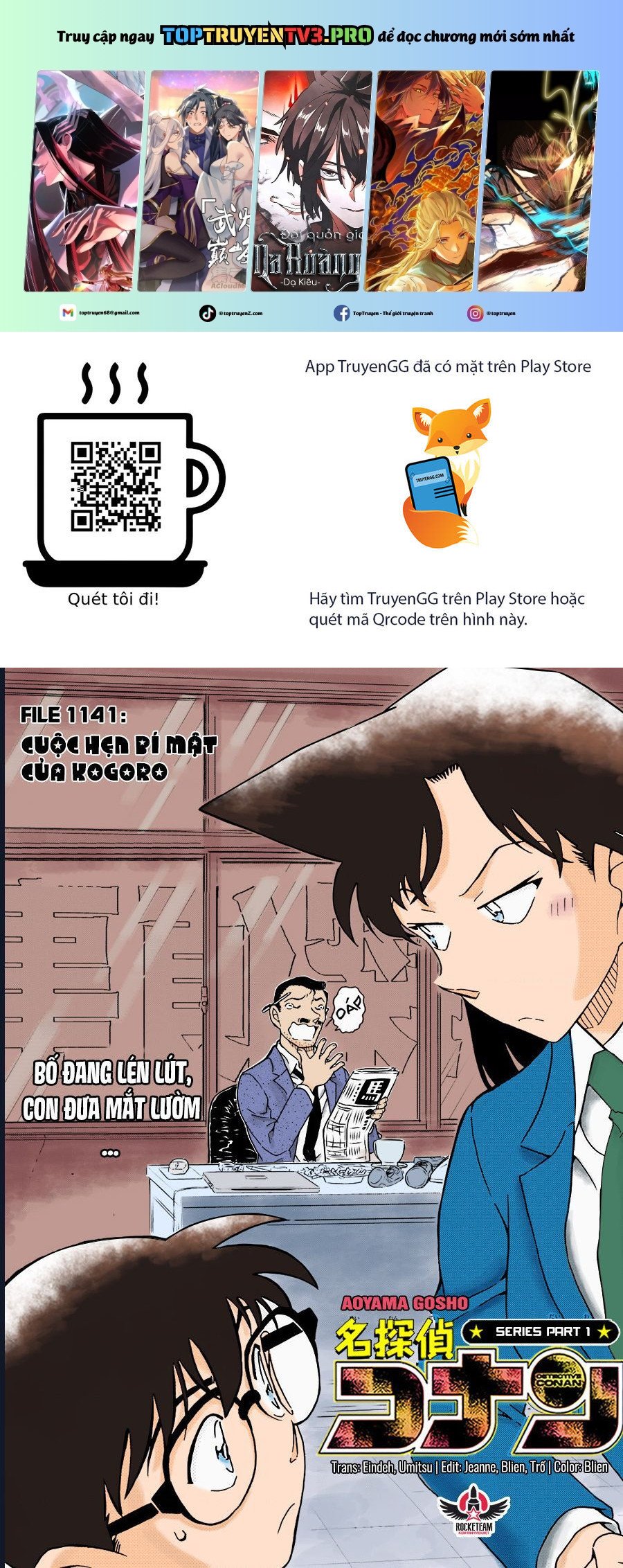 Thám Tử Conan - Chap 1141