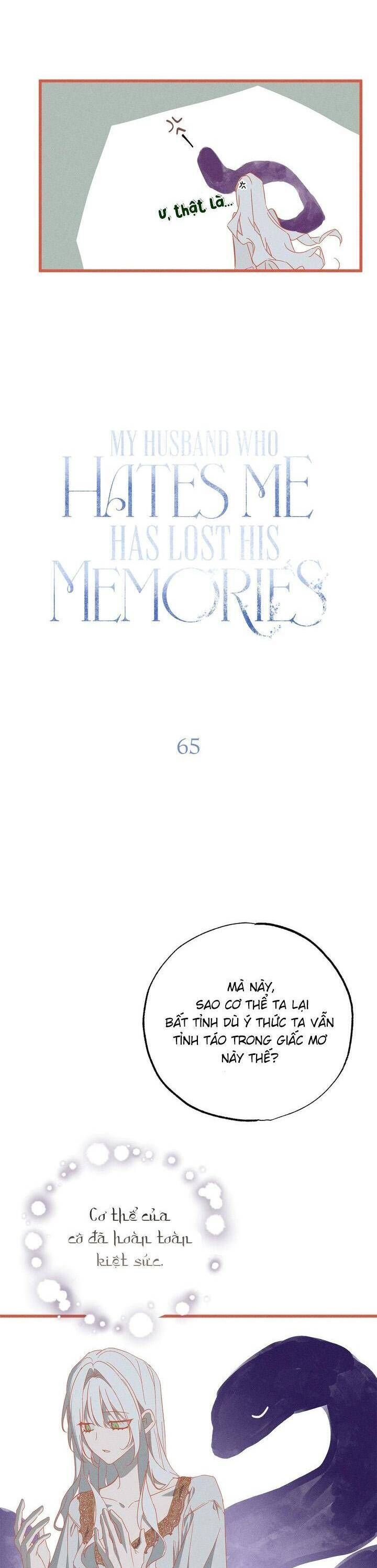 Vị Phu Quân Căm Ghét Tôi Đã Mất Trí Nhớ - Chap 65