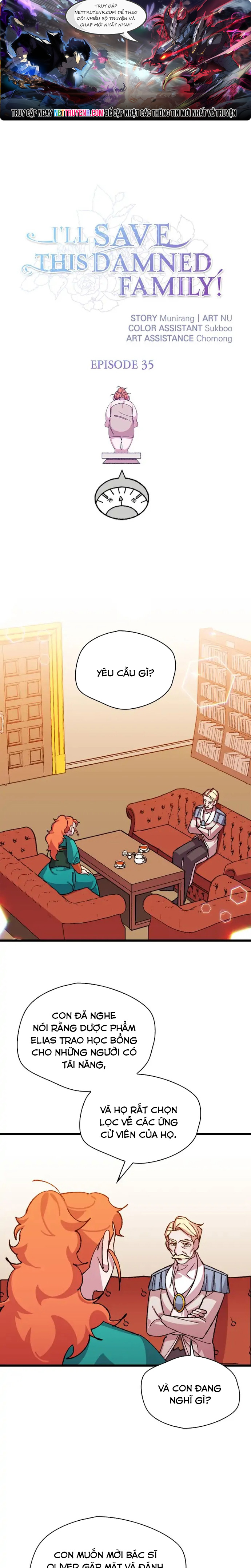 Tôi Sẽ Cứu Lấy Gia Tộc Sắp Sụp Đổ - Chap 35