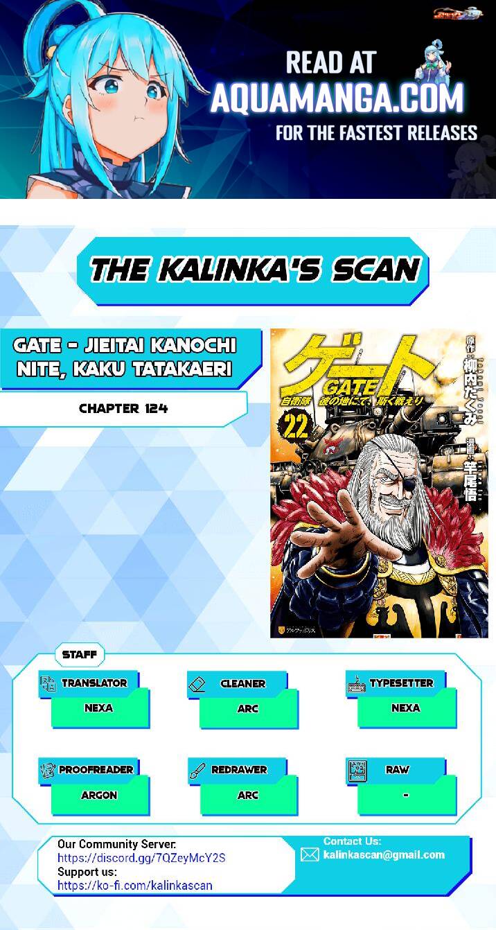 Gate - Jietai Kare No Chi Nite, Kaku Tatakeri - Chap 124